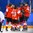 GANGNEUNG, SOUTH KOREA - FEBRUARY 18: Switzerland's Evelina Raselli #14 celebrates with teammates Livia Altmann #22, Nicole Bullo #23 and Dominique Ruegg #26 after scoring a second period goal on Team Korea during classification round action at the PyeongChang 2018 Olympic Winter Games. (Photo by Matt Zambonin/HHOF-IIHF Images)

